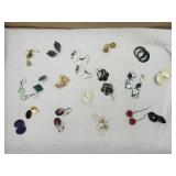 Nice Lot of VTG Earrings- Abalone, +