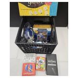 Crate Of VTG Yahtzee, 4 Games & Puzzles