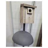 Bird House w Shield 65" H