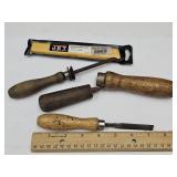 Antique Wooden Tools & Replacement Knife For JJ-6