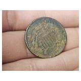 1869 Two Cent Coin