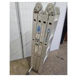 Werner 300 Lb Cap Folding Aluminm Ladder 8
