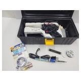Toolbox 15"Long w Soldering Guns & Wire