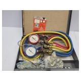 Heating & Cooling Gauges w Case