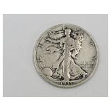 1935 Silver Walking Liberty Half Dollar Coin