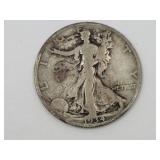 1934 Silver Walking Liberty Half Dollar Coin