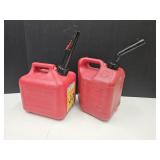 Two 2 Gallon Gas Cans