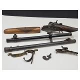 2 Vintage Scopes & Double Barrel Parts +