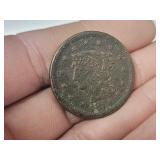 1851 Large Cent Coin