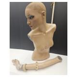 VTG Hindsgaul Mannequin Female Torso & 1 Arm