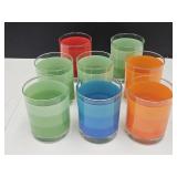 Retro Set Of 8 Blendo Tumblers See Info 1 W Nic