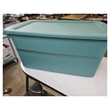 Green 30 Gal Storage Tote
