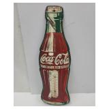 VTG Coca Cola Working Thermometer 17"H