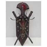 VTG Midievel  Wall Plaque 18"Long