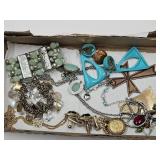 Costume Jewelry: Locket, Necklaces +