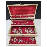 Costume Jewelry Box W Costume Jewelry