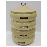 MCM Lincoln Beautyware Cannisters