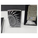 NIB ZIPPO Metal Abstract Lighter
