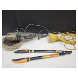 Pruners, Work Light & Buffer