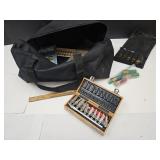Duffle Bag, Hobby Knife, Shooter Book & 12 G Ammo