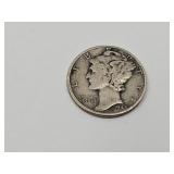 1945 Silver Mercury Dime Coin