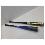 2 Aluminum Bats- Easton Black Magic, Marucci