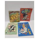 4 Antique Cloth Baby Books