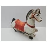 Antique Ride On Toy Horse 19" Long