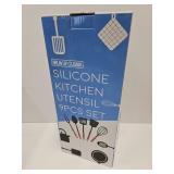 NEW 9 PC Silicone Kitchen Utensil Set w Box