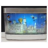 Moving Pivture Senery Desk Lamp 15.5" L Works