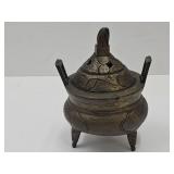 Brass Inscense Burner 5" H