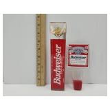 2 Beer  Barware Taps- Budweiser