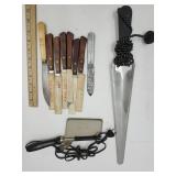 Knives-US, Bakelite, Steak Knives,& Elec. Warmers