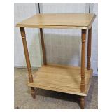 Side Table w Bottom Storage 18 x13 x 24"h