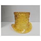 4.5" w Painted Daisy & Button  Large Hat