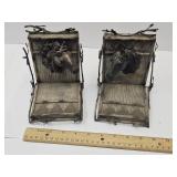 Vintage Horse Head Book Ends