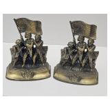 Vintage Revolutionary War Book Ends