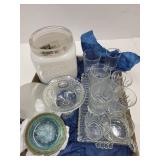 VTG Carded Buttons in Mason Jar,& Glassware