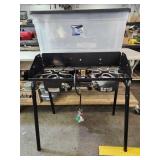 Outdoor Deep Fryer- Hook up to Propane Tank & Cook