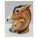 MCM  Royal Copley Horse & Colt Pottery Planter