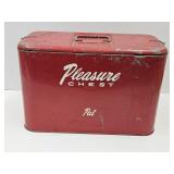 Vintage Pleasure Chest Pal Cooler 18x9x11.5"