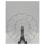 Clear Indiana Glass Egg Plate