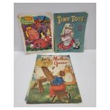 3 Antique Cloth Baby Books