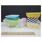 New Tupperware Lot Up to 7" w Bowls +