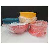 New Tupperware Lot Up to 9" w Bowls  +