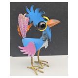 New 6" Metal Rooster Lawn Statue
