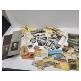 VTG Ephemera- Postcards, Photos, Notepad, +