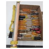 Screwdriver  & Work Light Tool Lot