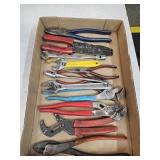 Tool Lot Ridgid, Channel Locks, Pliers +