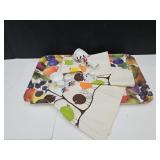 Retro Material, Oriental Set & Tray